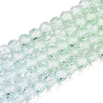 Transparent Glass Beads Strands GLAA-E036-07Z-01-1