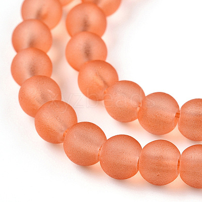 Transparent Glass Bead Strands GLAA-S031-4mm-33-1-1