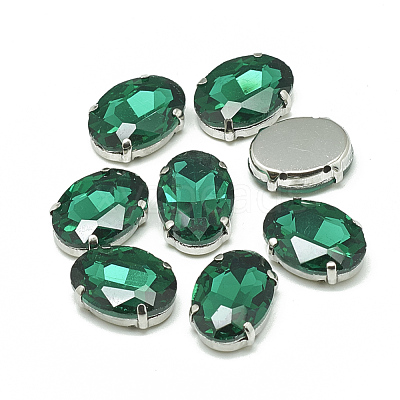 Sew on Rhinestone RGLA-T091-6x8mm-15P-1