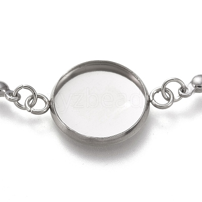 Tarnish Resistant 304 Stainless Steel Bracelet Making STAS-L248-001P-B-1