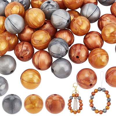 Food Grade Silicone Focal Beads SIL-PH0001-29A-1