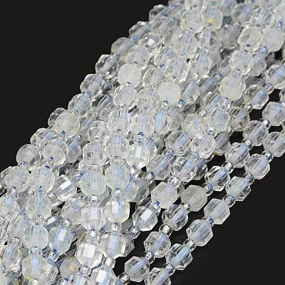 Natural White Topaz Beads Strands G-O201B-30-1