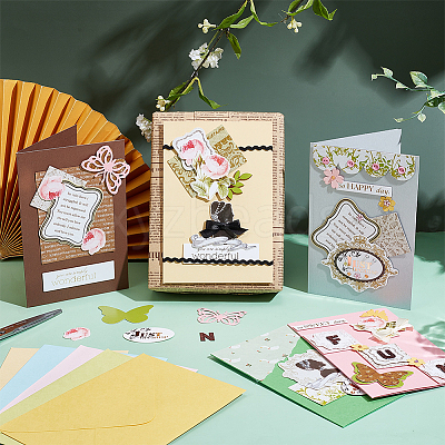DIY Teachers' Day Theme Envelope & Card Kids Craft Kits AJEW-WH0473-15-1