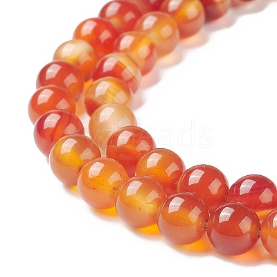 Natural Carnelian Beads Strands G-F718-07-1