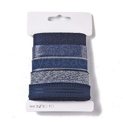 Polyester & Polycotton Ribbons Sets SRIB-P022-01D-20-1