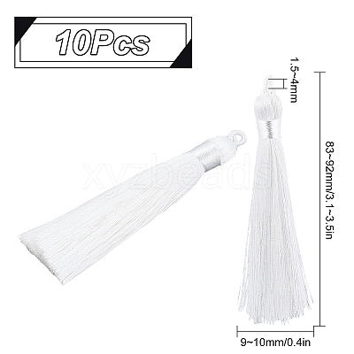 10Pcs Nylon Tassels Big Pendant Decorations FIND-SC0003-38D-1