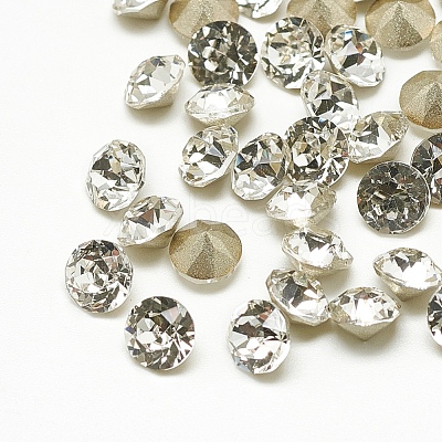 Pointed Back Glass Rhinestone Cabochons RGLA-T110-5mm-001-1