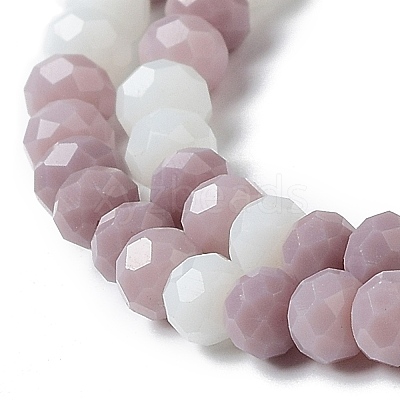 Glass Beads Strands EGLA-A034-M4mm-07-1