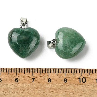 Natural Green Aventurine Pendants G-F820-10A-25-1