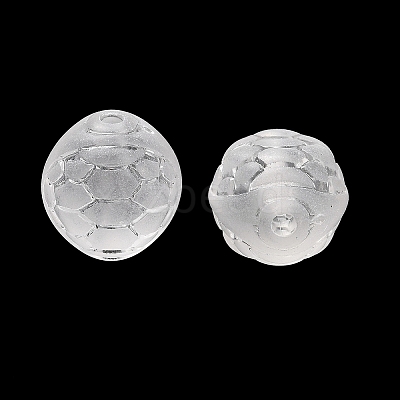 Frosted Acrylic Beads OACR-G037-01D-1