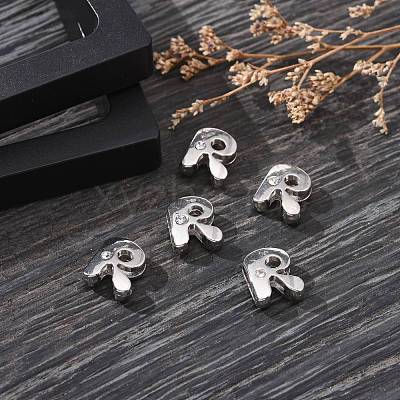 Letter Slider Beads for Watch Band Bracelet Making X-ALRI-O012-R-NR-1