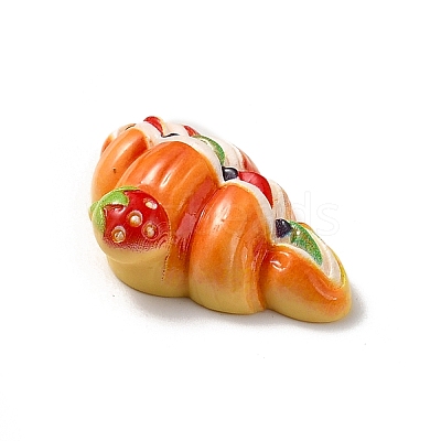 Opaque Resin Imitation Food Decoden Cabochons X-CRES-H001-03B-1