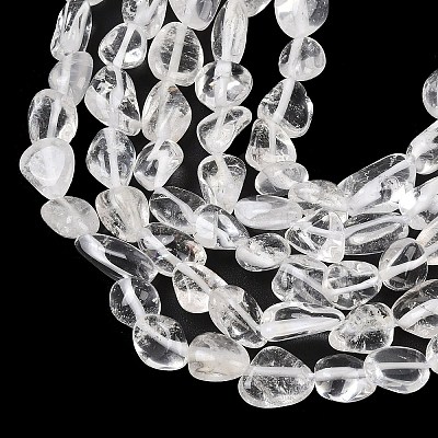 Natural Quartz Crystal Beads Strands G-K395-B01-02-1