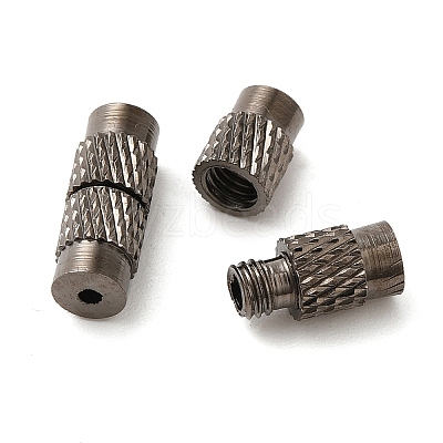 Brass Screw Clasps X1-KK-G186-B-1