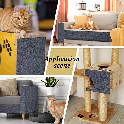 Polyester Anti Cat Scratch Furniture Protector Stickers AJEW-WH0609-395A-1