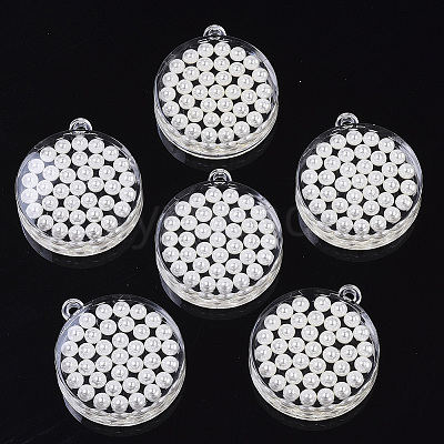 Transparent Acrylic Pendants TACR-R146-005-1
