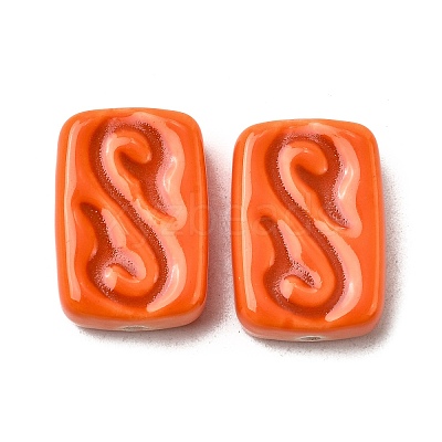 Handmade Porcelain Beads PORC-K010-02B-1