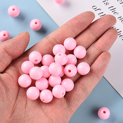 Opaque Acrylic Beads MACR-S370-C12mm-A01-1