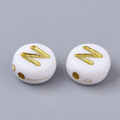 Plating Acrylic Beads PACR-R242-01N-1