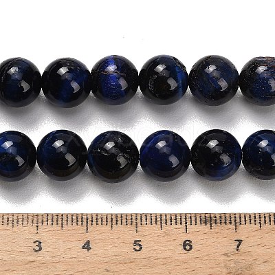 Natural Tiger Eye Beads Strands G-F591-18-10mm-03-1