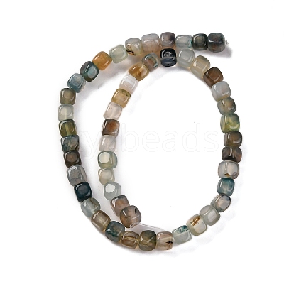 Natural Dragon Veins Agate Beads Strands G-G177-E06-01-1