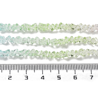 Transparent Glass Bead Strands GLAA-H023-03J-1