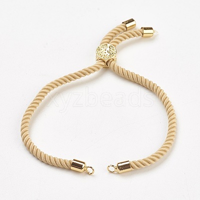 Nylon Twisted Cord Bracelet Making X-MAK-F018-08G-RS-1
