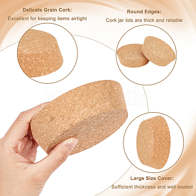 Cork Bottle Stoppers FIND-WH0033-45C-1
