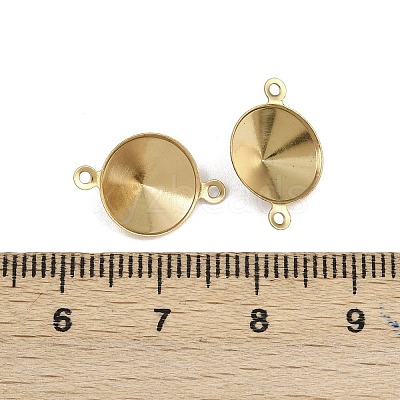 304 Stainless Steel Connector Charms STAS-B108-02G-02-1