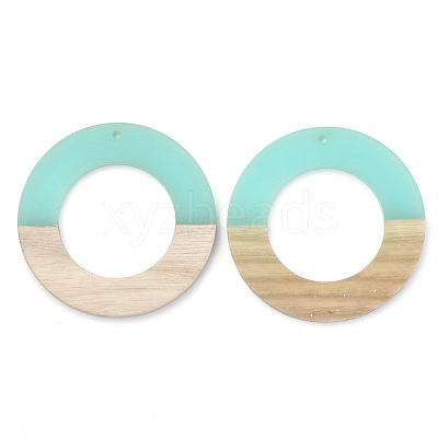 Resin & Wood Pendants RESI-T023-06A-1