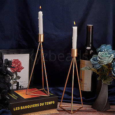 Iron Candle Holder AJEW-WH0171-56A-1