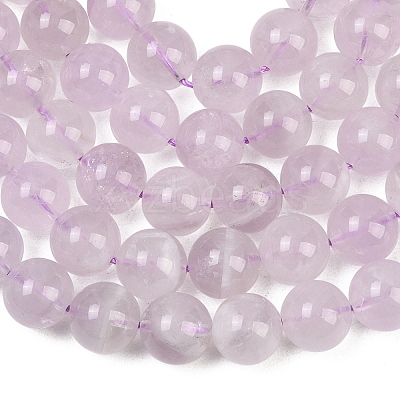 Natural Lavender Amethyst Beads Strands G-Z136-A01-10mm-1