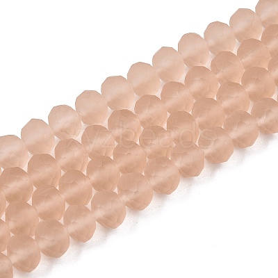 Transparent Glass Beads Strands EGLA-A044-T8mm-MD20-1