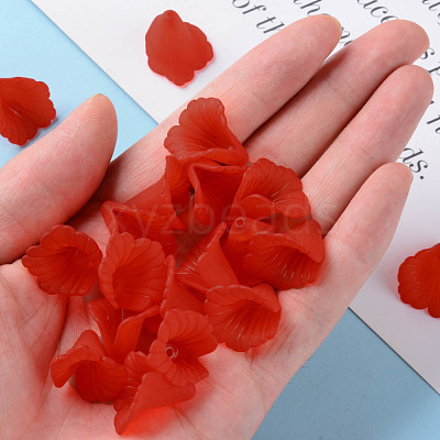 Transparent Acrylic Bead Caps PL551-C12-1