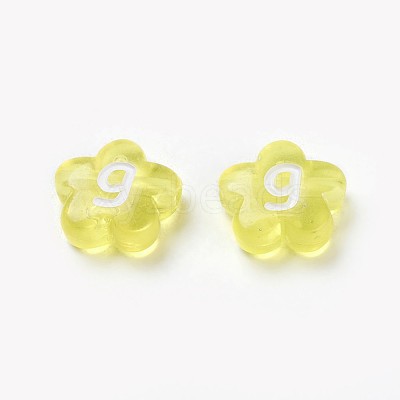 Imitation Jelly Acrylic Beads PB41C9658-1
