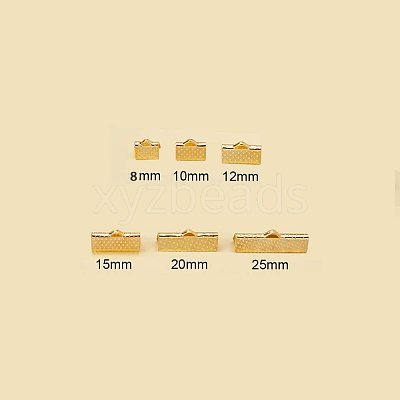 Iron Ribbon Crimp Ends IFIN-PH0022-01-1