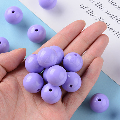 Opaque Acrylic Beads MACR-S370-C20mm-SS2114-1