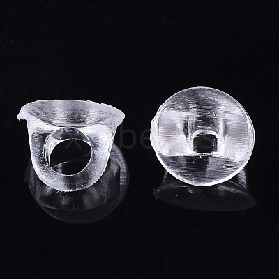Transparent AS Plastic Charm Base Settings X-FIND-T064-006B-01-1