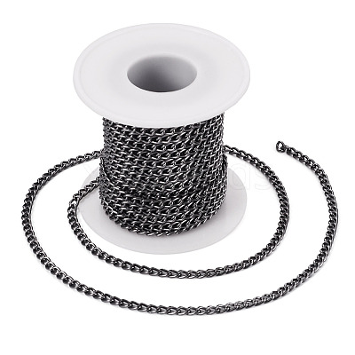 10M Aluminium Curb Chains CHA-TA0001-35B-1