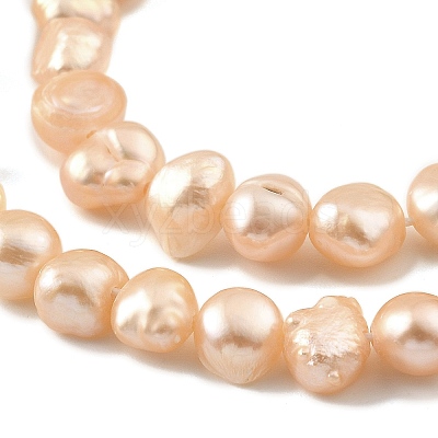 Natural Cultured Freshwater Pearl Beads Strands PEAR-A006-04B-1