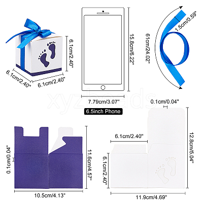 Paper Gift Box CON-WH0080-53A-1