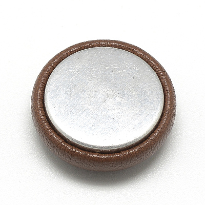 Imitation Leather Covered Cabochons WOVE-S084-06B-1