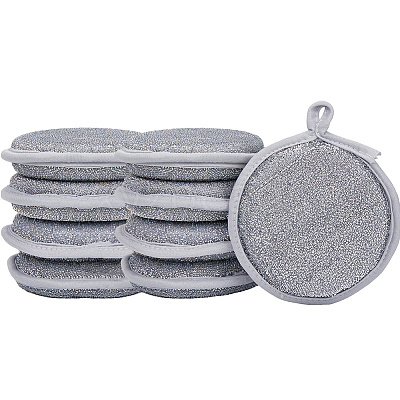 8Pcs Polyester with Cleaning Sponge for Bowl AJEW-GF0010-85-1