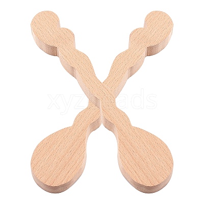Unfinished Beech Wood Blank Spoon WOOD-WH0108-72-1
