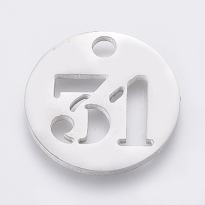 Non-Tarnish 304 Stainless Steel Pendants STAS-F233-31-P-1