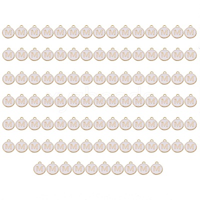 Golden Plated Enamel Alloy Charms ENAM-SZ0001-26A-M-1