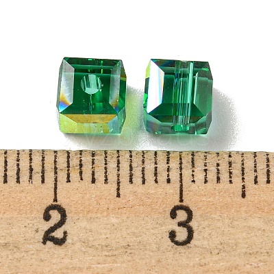 Electroplate Glass Beads EGLA-Z004-04A-01-1