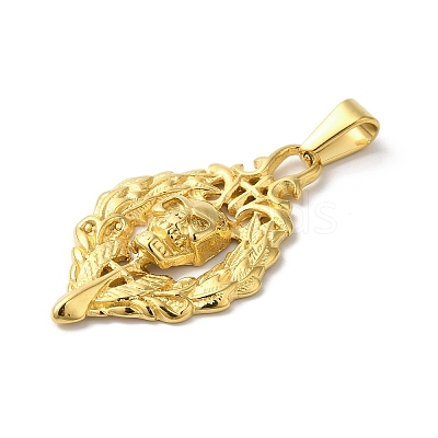 PVD Vacuum Plating 304 Stainless Steel Pendants STAS-B069-37G-1