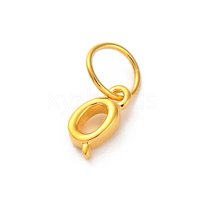 925 Sterling Silver Letter Charms with Jump Rings LS-STER-R008-01G-Q-1