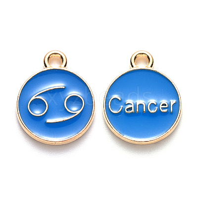 Alloy Enamel Pendants LS-ENAM-S124-01A-02D-1